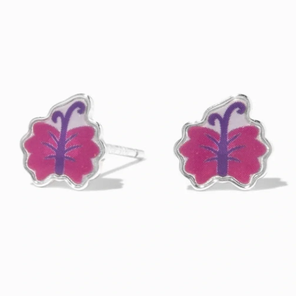 Disney Encanto Butterfly Sterling Silver Stud Earrings